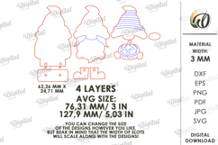 Halloween Gnome Laser Cut. Halloween Decor SVG Product Image 2
