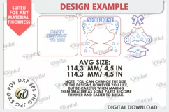 Happy Birthday Kids Card Laser Cut. Greeting Card SVG Product Image 3