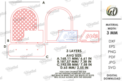 3D Jewelry Stands Bundle Laser Cut. Jewelry Organizer SVG Product Image 3