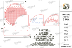 3D Jewelry Stands Bundle Laser Cut. Jewelry Organizer SVG Product Image 5