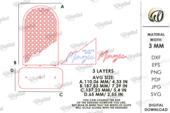 3D Jewelry Display Stand Laser Cut. Jewelry Organizer SVG Product Image 2