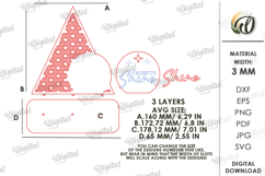 3D Jewelry Display Stand Laser Cut. Jewelry Organizer SVG Product Image 2