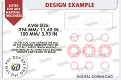Wooden Candle Holders Laser Cut Bundle. Home Decor SVG Product Image 5