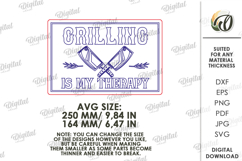 BBQ Cutting Board Laser Cut. Kitchen decor SVG Product Image 2