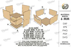 Kids Dog Desk Organizer with Drawer Laser Cut. Kids SVG Product Image 2