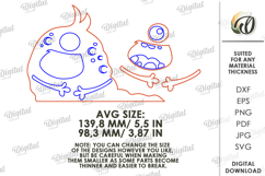Kids Monsters Decor Lasercut. Cute Monster Door Corner Decor Product Image 2