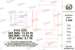 Kitchen organizer Laser Cut. Kitchen bag storage SVG Product Image 3