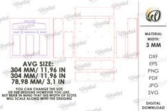 Kitchen organizer Laser Cut. Kitchen bag storage SVG Product Image 3