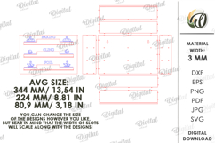 Kitchen organizer Laser Cut. Kitchen bag storage SVG Product Image 3