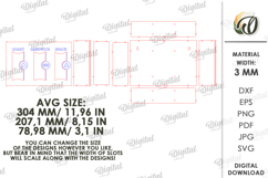 Kitchen organizer Laser Cut. Kitchen bag storage SVG Product Image 3