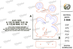 Lucky Shamrock Decor Laser Cut. Stand Decor SVG Product Image 2
