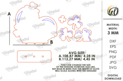 Lucky Shamrock Decor Laser Cut. Stand Decor SVG Product Image 2