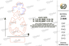 Lucky Shamrock Decor Laser Cut. Stand Decor SVG Product Image 2