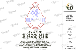 Macrame Christmas Ornaments Bundle Laser Cut. Christmas SVG Product Image 5