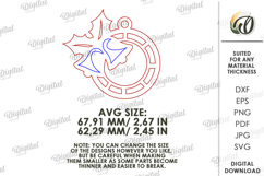 Macrame Christmas Ornament Lasercut.Christmas Tree Decor SVG Product Image 2