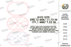 Modern Serving Tray Laser Cut . Wooden Tray SVG Product Image 2