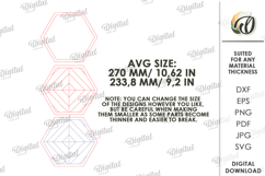 Modern Serving Tray Laser Cut . Wooden Tray SVG Product Image 2