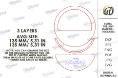 Mother's Day Floral Decors Bundle Laser Cut. Wall Decor SVG Product Image 3