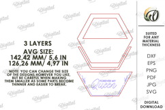 Mother's Day Floral Decors Bundle Laser Cut. Wall Decor SVG Product Image 5