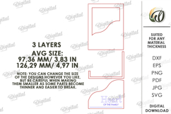 Mother's Day Floral Decors Bundle Laser Cut. Wall Decor SVG Product Image 7