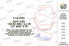 3D Mother's Day Floral Decor Laser Cut. Wall Decor SVG Product Image 2