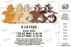 Multi Layered Summer Sign Laser Cut. Summer decor SVG Product Image 2