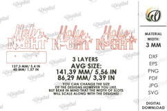 Nativity Word Stand Laser Cut. Stand Decor SVG Product Image 2