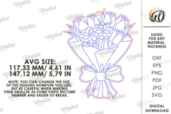 Paintable Floral Ornament Laser cut. Paint Ornament SVG Product Image 2