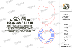 Personalized Song Ornaments Bundle Laser Cut. Valentine SVG Product Image 3