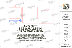 Personalized Song Ornament Laser Cut. Valentine SVG Product Image 2