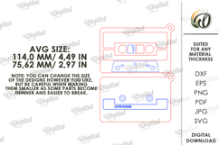 Personalized Song Ornament Laser Cut. Valentine SVG Product Image 2