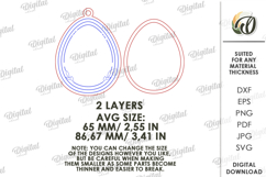 Personalized Easter Tags Bundle Laser Cut. Gift Tag SVG Product Image 5