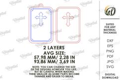 Personalized Easter Tag Laser Cut. Gift Tag SVG Product Image 2