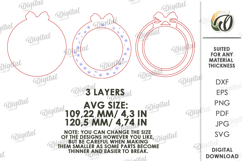 3D Personalized Name Plaque Laser Cut. Wall Decor SVG Product Image 2