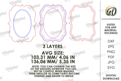 3D Personalized Name Plaque Laser Cut. Wall Decor SVG Product Image 2