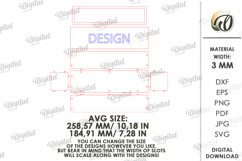 Pregnancy test box Laser Cut. Baby Announcement SVG Product Image 3