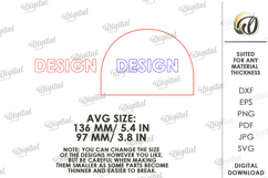 Boho Home Decor Laser Cut. Floral wall art. Layered sign SVG Product Image 3