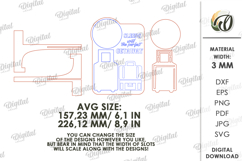 Sleeps Until Vacation Countdown Plague Laser cut Product Image 2