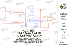 Sleeps Until Vacation Countdown Plague Laser cut Product Image 2