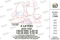 Sport Gnome Laser Cut. Gnome Decor SVG Product Image 2