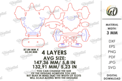Sport Gnome Laser Cut. Gnome Decor SVG Product Image 2