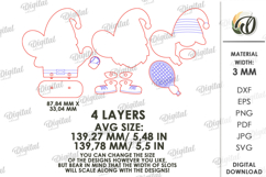 Sport Gnome Laser Cut. Gnome Decor SVG Product Image 2