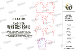 3D Spring Animal Stand Decor Laser Cut. Chick SVG Product Image 2