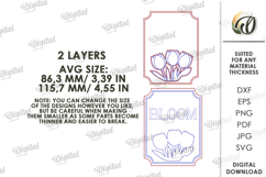 3D Spring Decor Laser Cut. Home Decor SVG Product Image 2