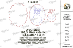 3D Spring Decor Laser Cut. Home Decor SVG Product Image 2