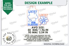 St. Patrick’s Day Gift Tag Laser Cut. Lucky Charm SVG Product Image 2