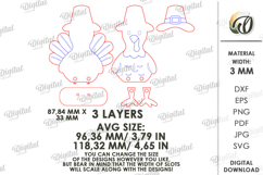Thanksgiving Stand Decor Laser Cut. Turkey SVG Product Image 2