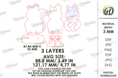 Thanksgiving Stand Decor Laser Cut. Squirrel SVG Product Image 2