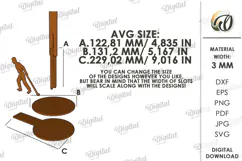 Toilet Paper Holder Laser Cut. Toilet Paper Stand SVG Product Image 2