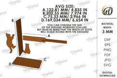 Toilet Paper Holder Laser Cut. Toilet Paper Stand SVG Product Image 2